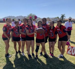 The last senior activity comes to an end as the seniors and juniors go against each other in a friendly competition of flag football, known as powderpuff, carrying on the memory of the powderpuff tradition.