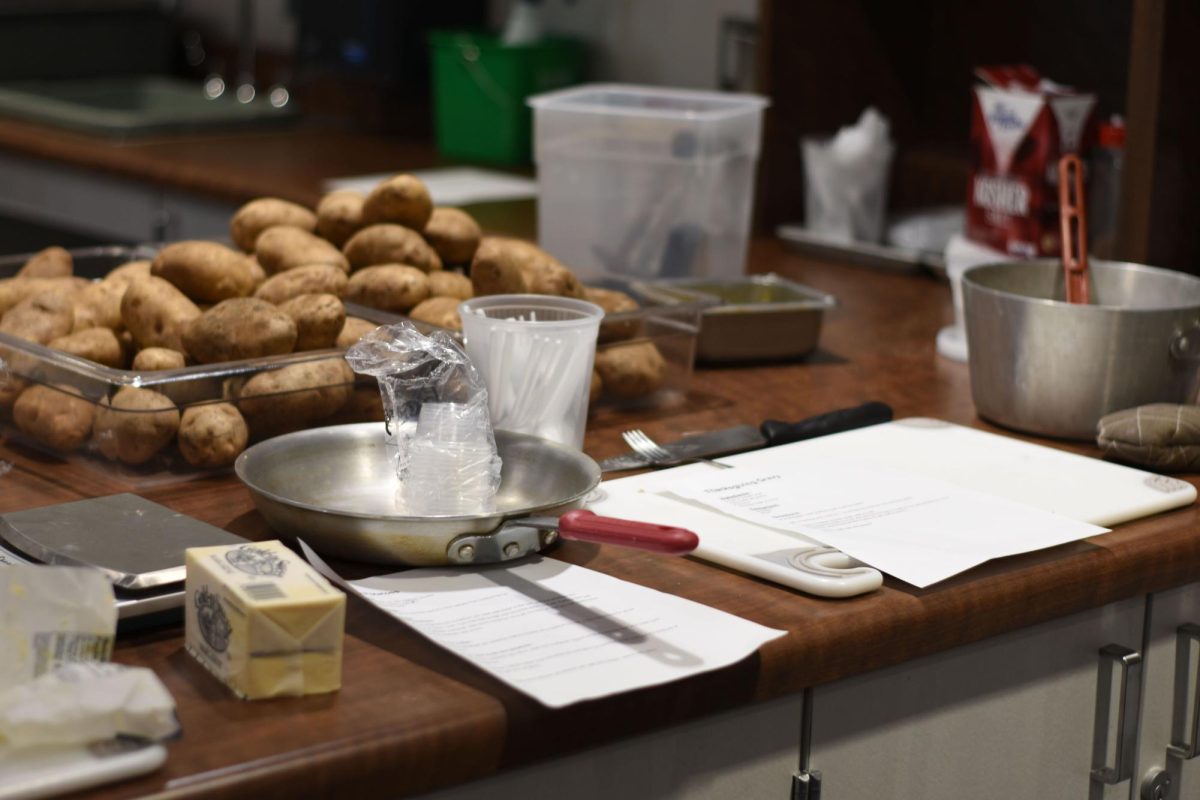 Students in Culinary class are shown what ingredients and equipment they need for their next assignment.
11/13/23  Written and photographed by Yaquelyn Gomez