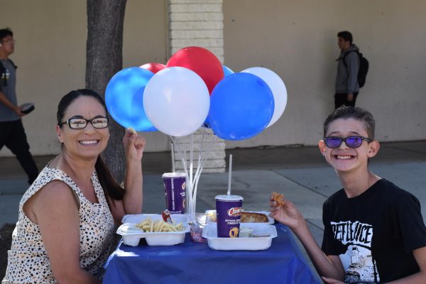 Emmanuel Martinez's Birthday during lunch with the Principal